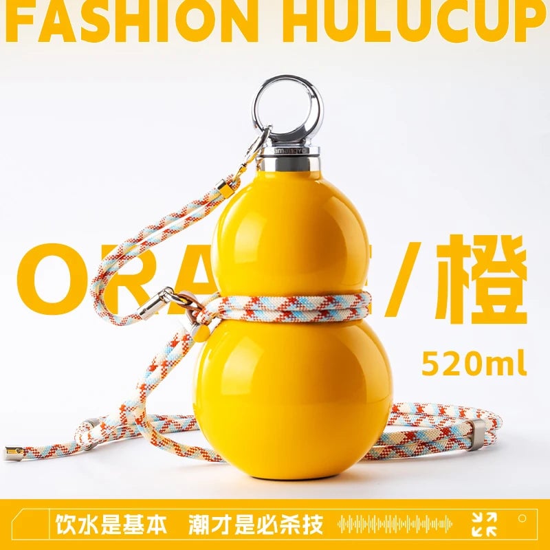 520ml Insulated Gourd Tumbler 6hr Heat Retention Travel Decanter
