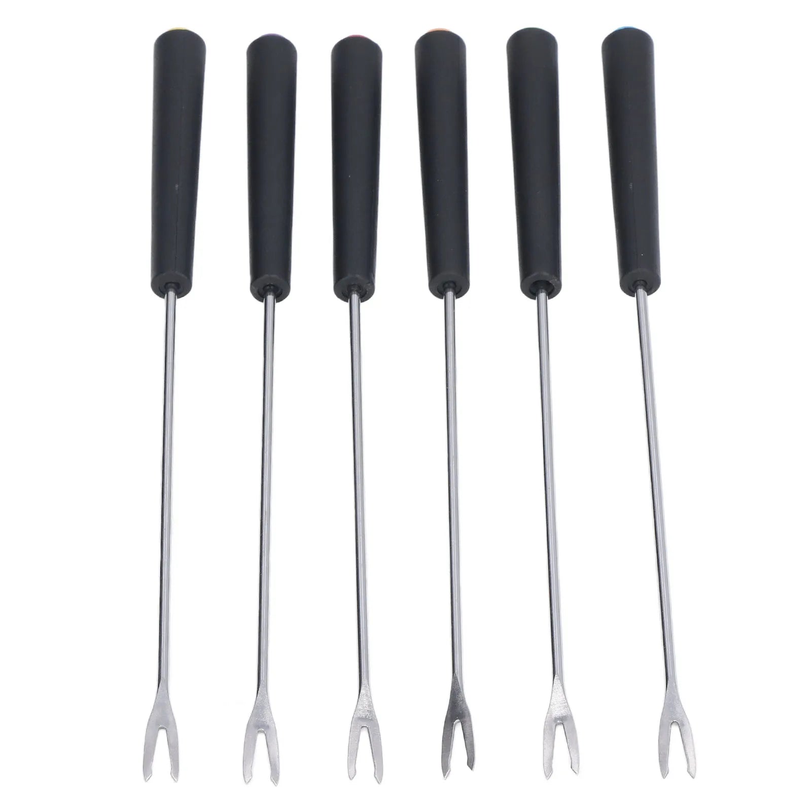 6-Piece Stainless Steel Fondue Fork Set - Corrosion Resistant
