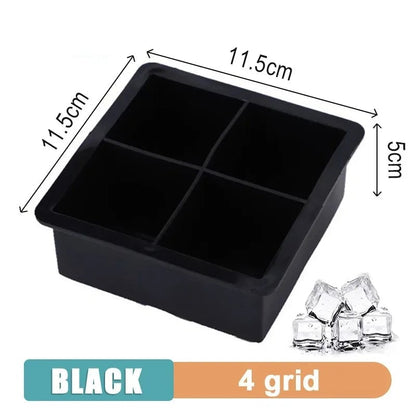 Giant Ice Cube Tray Silicone Mold - 4 6 8 15 160 Grid Food Grade
