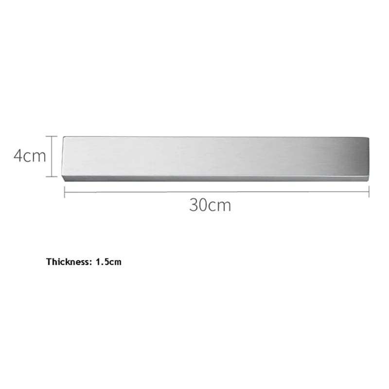 Magnetic Knife Strip Stainless Steel 30cm 40cm 50cm Kitchen Holder