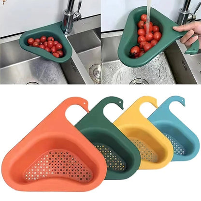 Swan-Shaped Kitchen Sink Drain Strainer Basket Food Catcher Filter
