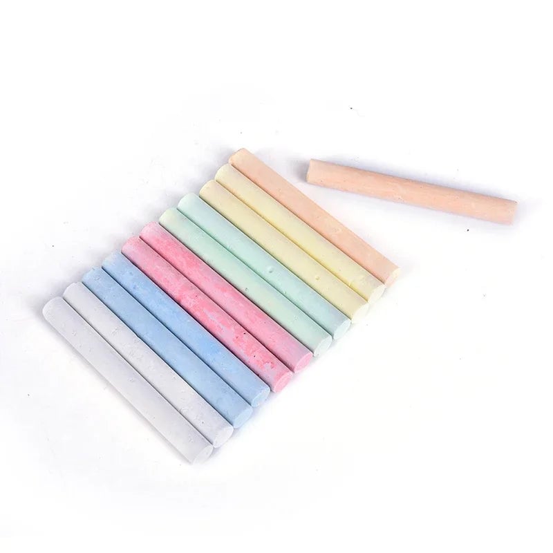 12-Piece Dustless Chalk Pen Set for Blackboard Writing & Drawing