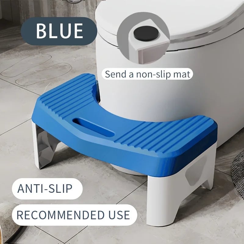 Ergonomic Toilet Footstool - Adult & Kids Squatting Aid Comfort Stool