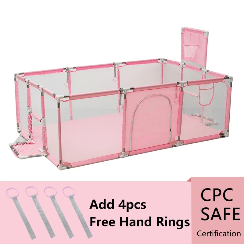 Large Indoor Baby Playpen Safety Barrier Fence Corralito Groundbox