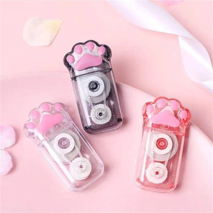 6M Cartoon Cat Claw Correction Tape - Quick Clean Writing Tool