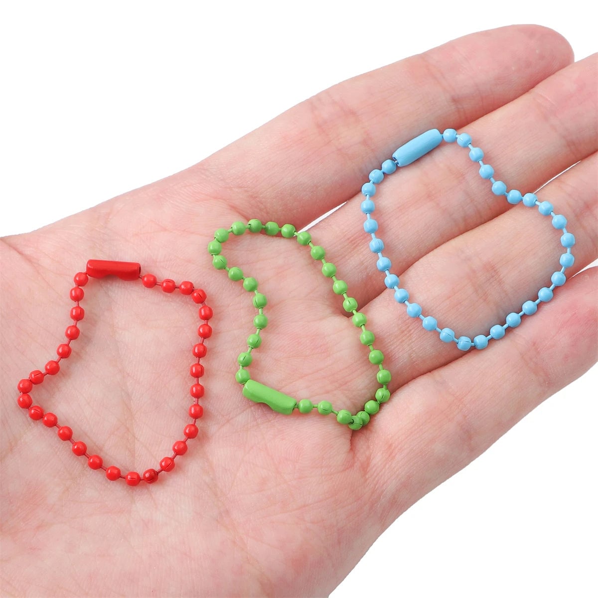 Ball Bead Chains 11.5cm DIY Jewelry Connector 20/40/60/80pcs Set