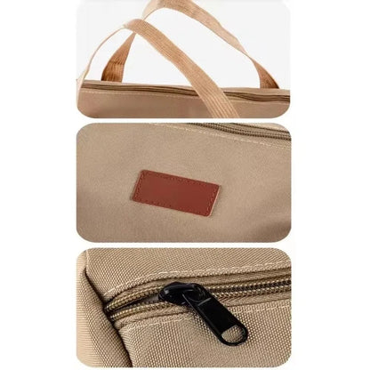 Cylindrical Tent Peg Storage Bag - Portable Ground Nail Organizer