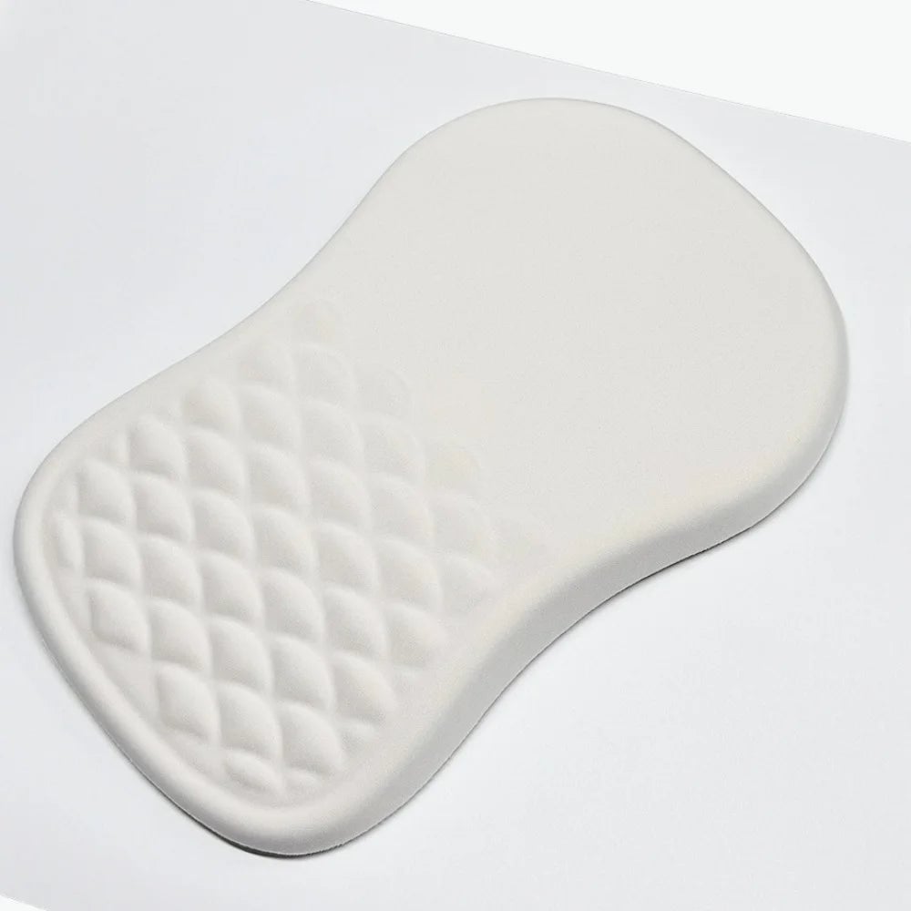 Ergonomic Memory Foam Wrist Rest Mouse Pad - Non-Slip Computer Support