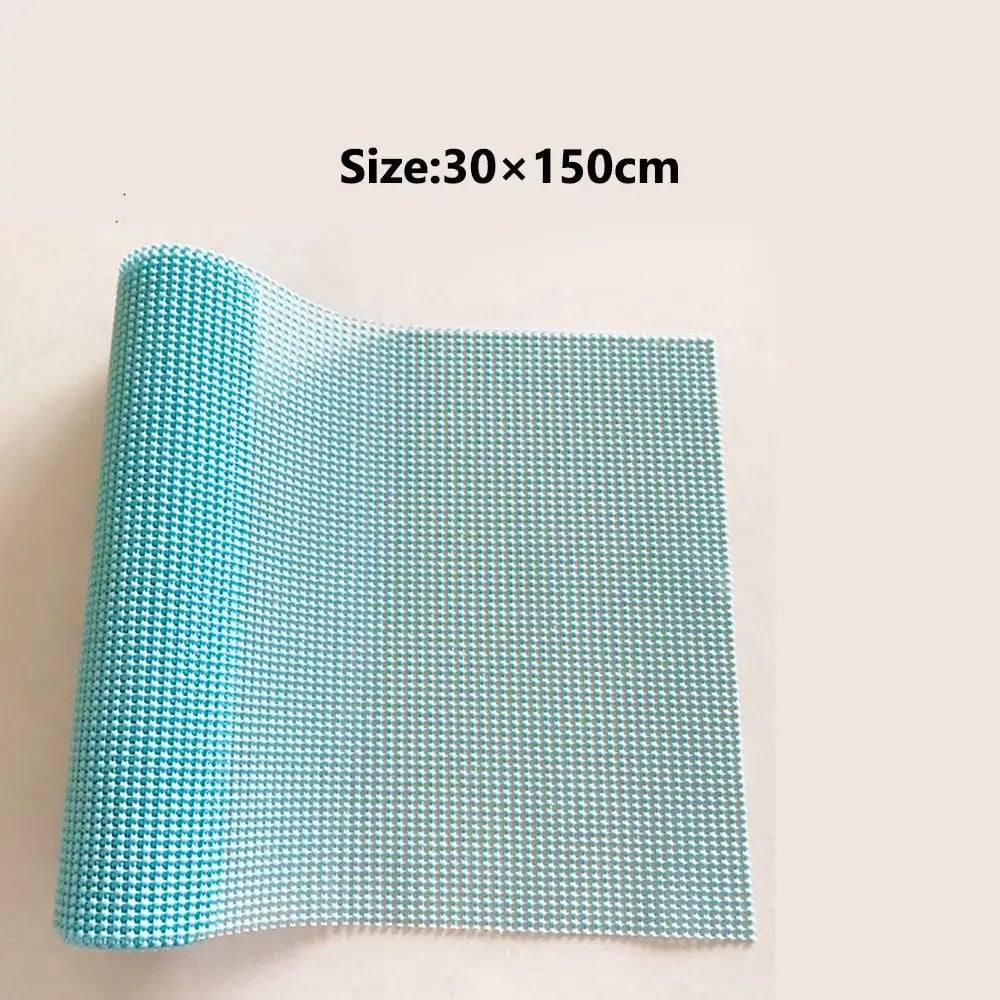 30x150cm Non-Slip PVC Grip Mat Cabinet Drawer Liner Kitchen Table