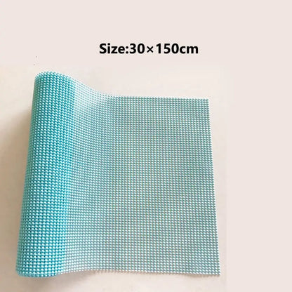 30x150cm Non-Slip PVC Grip Mat Cabinet Drawer Liner Kitchen Table