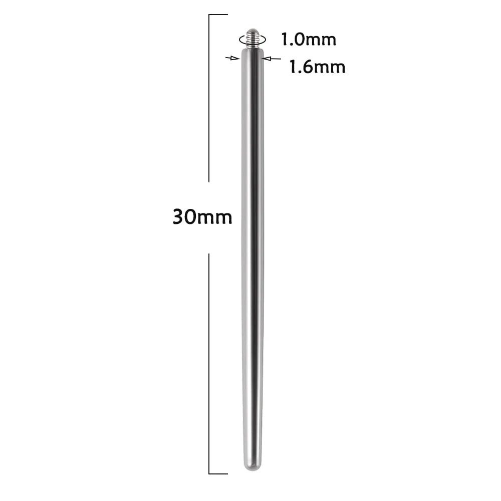 Surgical Steel Insertion Taper 14G 16G 18G Thread Threadless Tool
