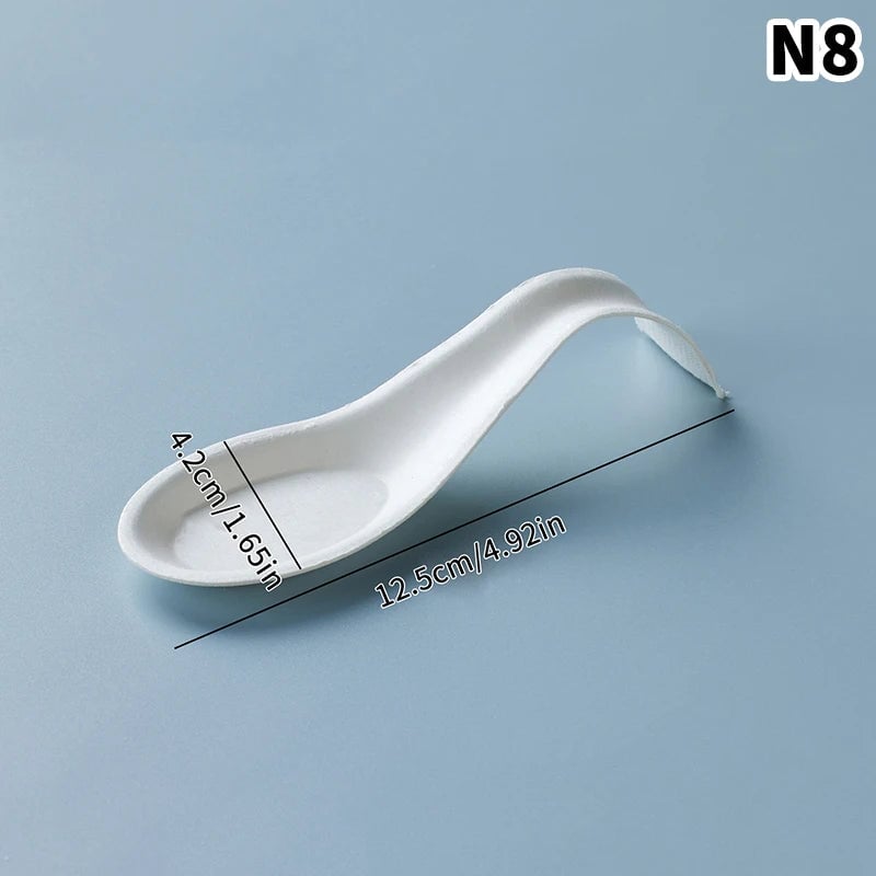 50 Pcs Water Drop Disposable Paper Dessert Plates High-Quality Trays