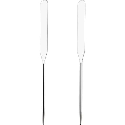2Pcs Stainless Steel Makeup Mixing Rods Foundation Nail Art Tools