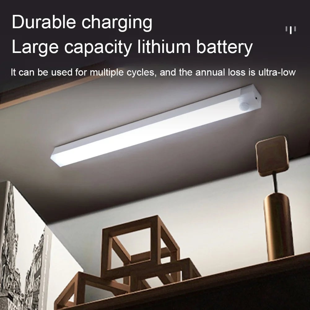 LED Motion Sensor Light USB-C Rechargeable Wireless Night Lamp