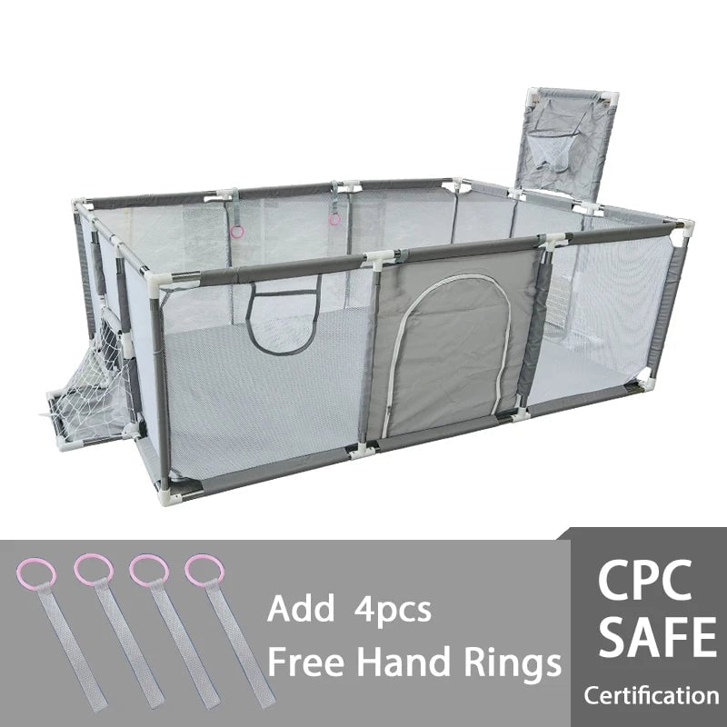 Large Indoor Baby Playpen Safety Barrier Fence Corralito Groundbox