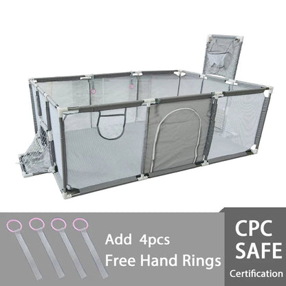 Large Indoor Baby Playpen Safety Barrier Fence Corralito Groundbox