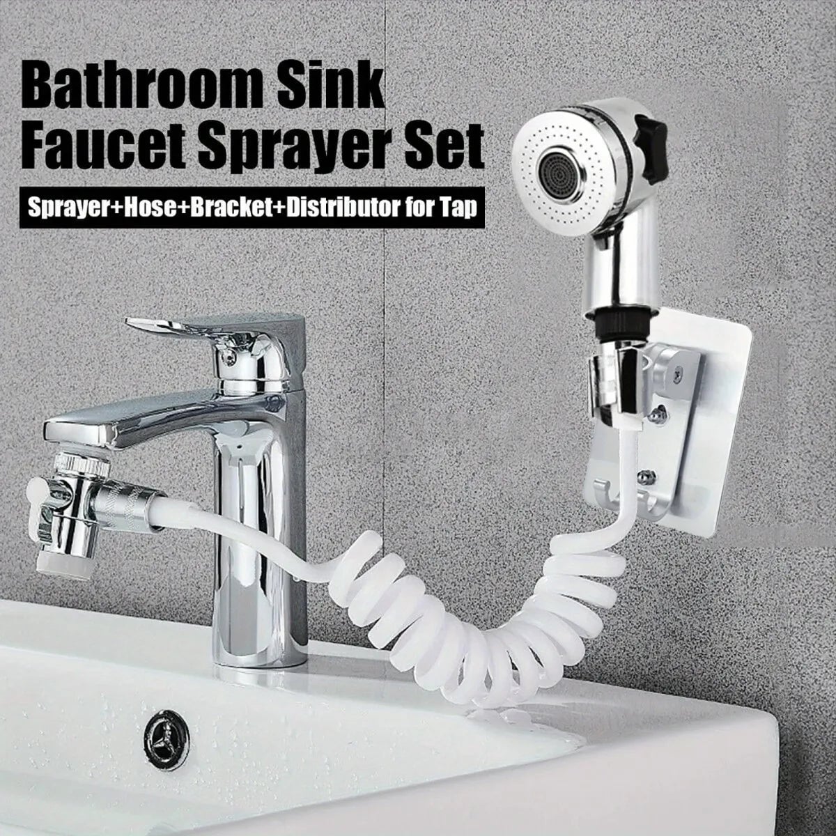 Adjustable Sink Hose Sprayer - Multifunctional Faucet Extender