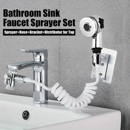 Adjustable Sink Hose Sprayer - Multifunctional Faucet Extender