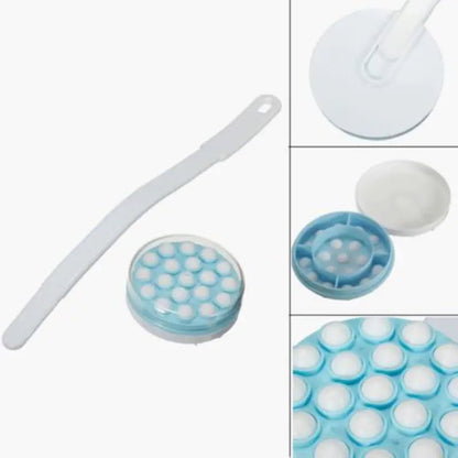 Long Handle Bath Brush - Body Scrubber Massager for Back & Legs