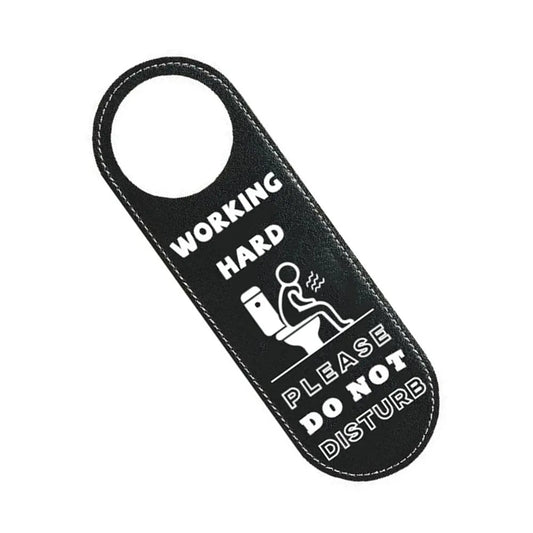 Double-Sided Do Not Disturb Bathroom Door Sign Modern Design