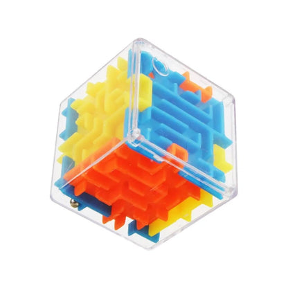 3D Maze Magic Cube Transparent 6-Sided Speed Puzzle Ball Stress Relief
