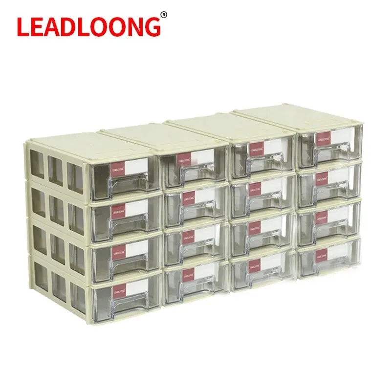 8/16pcs Mini Drawer Organizer 14x9x4cm Screw Parts Storage Bins