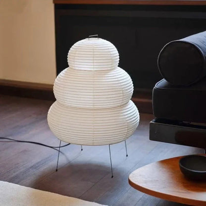 LED Modern Table Lamp Minimalist Hand Cradle Xuan Paper Design
