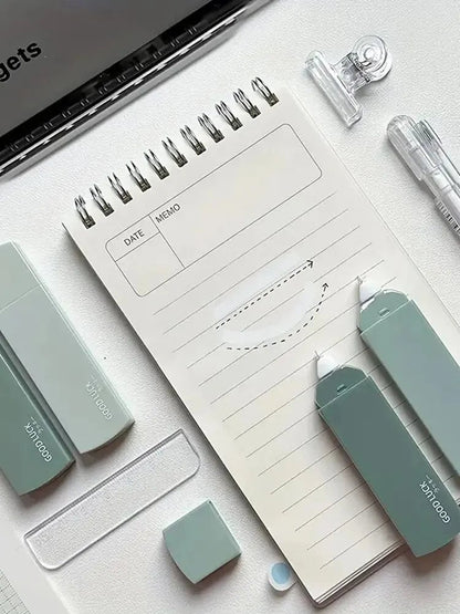 6-Pack Gradient Macaron Correction Tape Set - Portable Silent