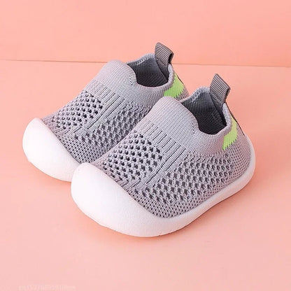 Breathable Knitted Slip-On Sneakers - Toddler Boys Girls Shoes