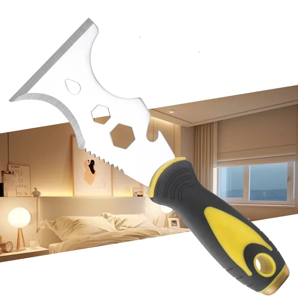 15-in-1 Stainless Steel Putty Knife Multi-Tool Paint Scraper Set