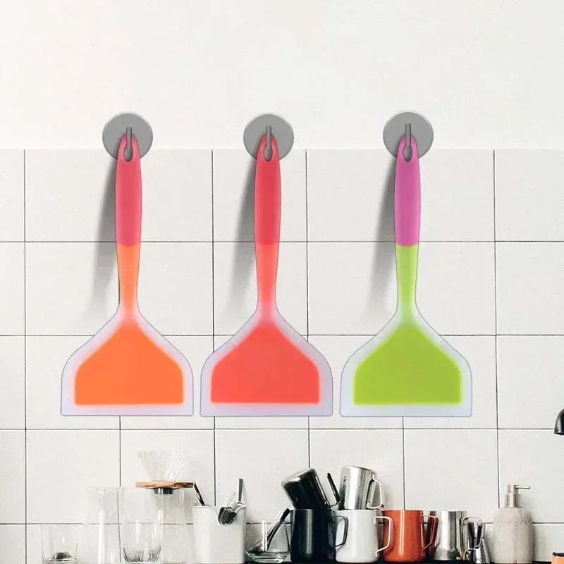 Wide Mouth Silicone Spatula Non-Stick Scraper for Cooking & Baking