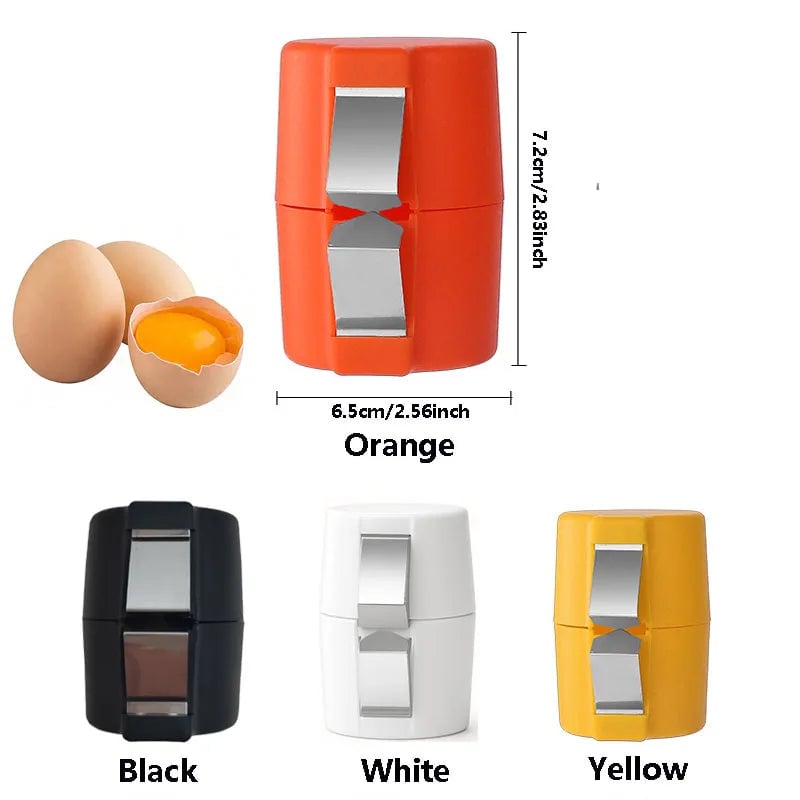 Portable Egg Shell Opener & Beater Separator Kitchen Baking Tool