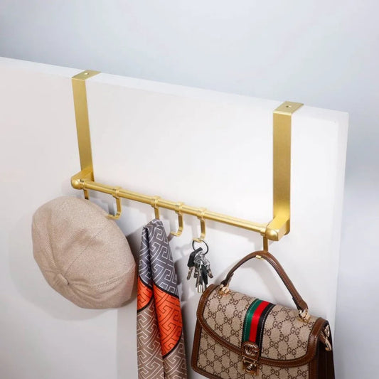 Premium Aluminum Door Hook - Matte Gold/Black/Silver Bathroom Robe