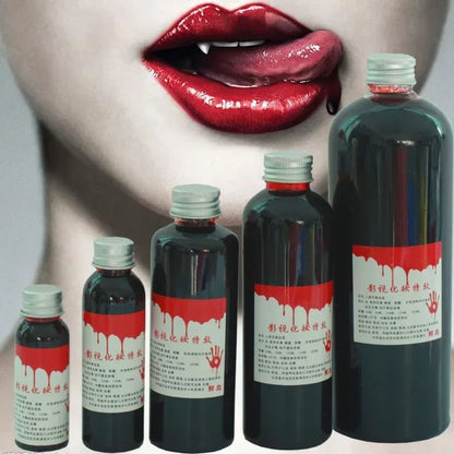 Ultra-Realistic Edible Fake Blood 4oz - Halloween SFX Makeup