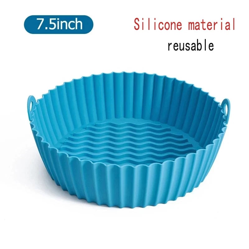 50Pcs Non-Stick Round Air Fryer Paper Liners Disposable Baking