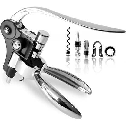 Rabbit-Shaped Wine Bottle Opener Set - Luxury Corkscrew Tool Kit