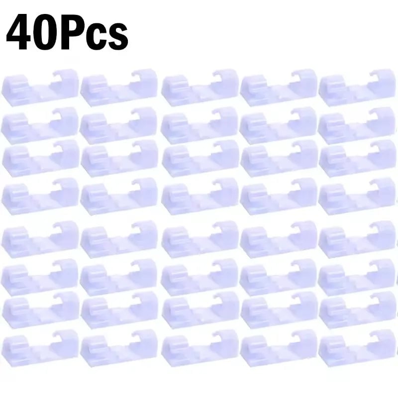 Self-Adhesive Cable Clips Organizer Wire Holder Cord Management