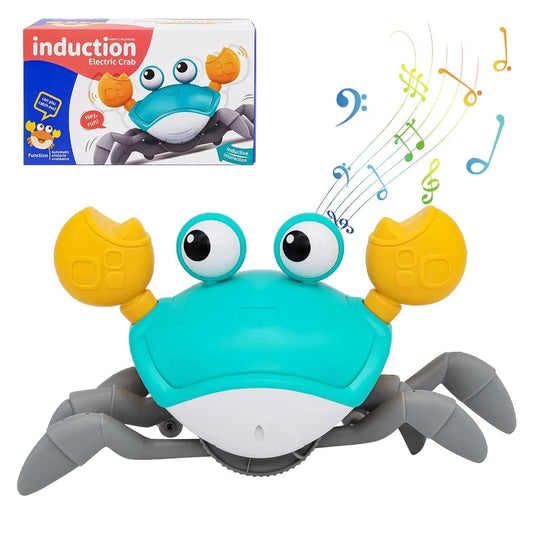 Battery Dancing Crab Interactive Crawling Toy - Escape Motion Baby Toy