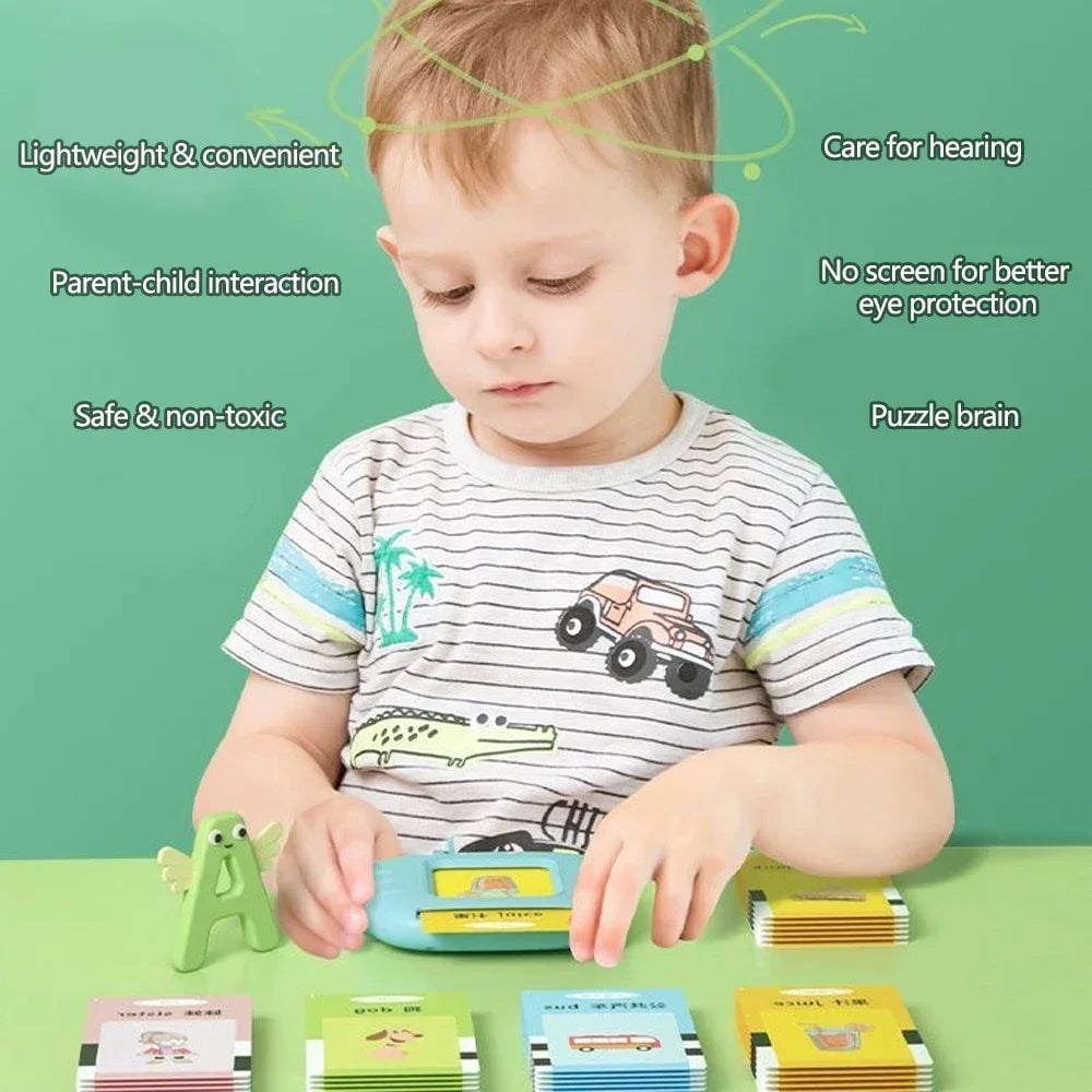 Electronic Talking Flash Cards - Audio Learning Toys for Kids