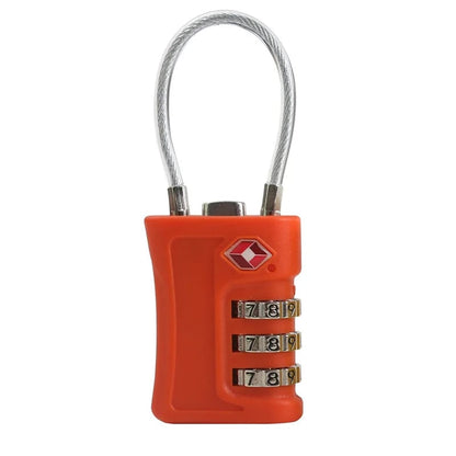 TSA 3-Digit Travel Lock - Zinc Alloy Luggage Security Lock
