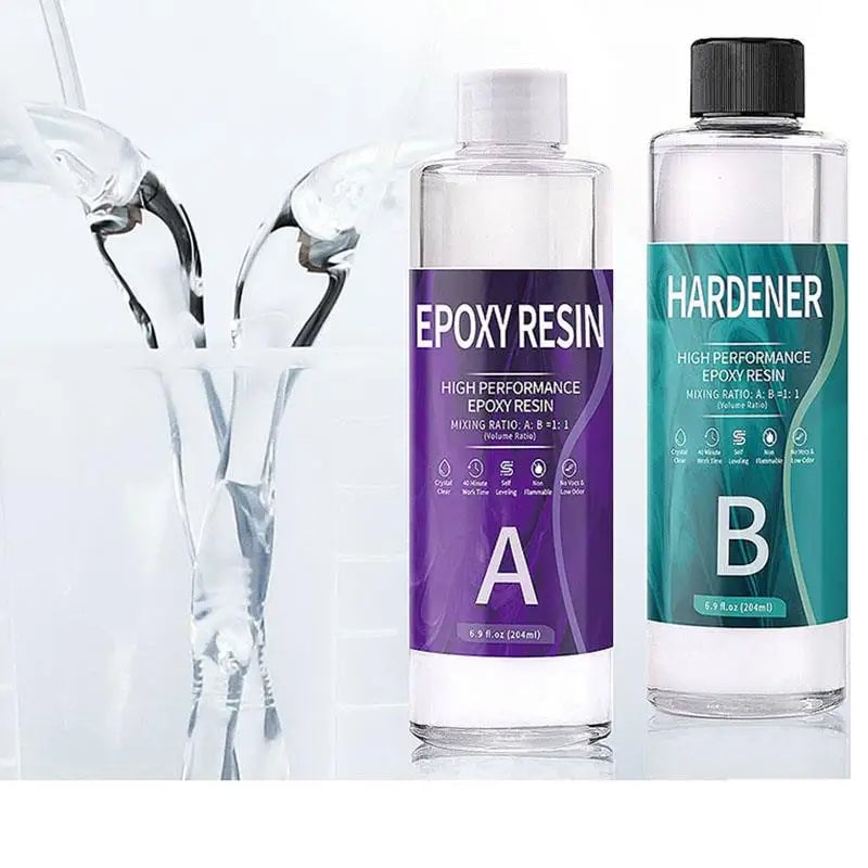 1:1 AB Crystal Clear Epoxy Resin Glue 100-1000g DIY Jewelry Making