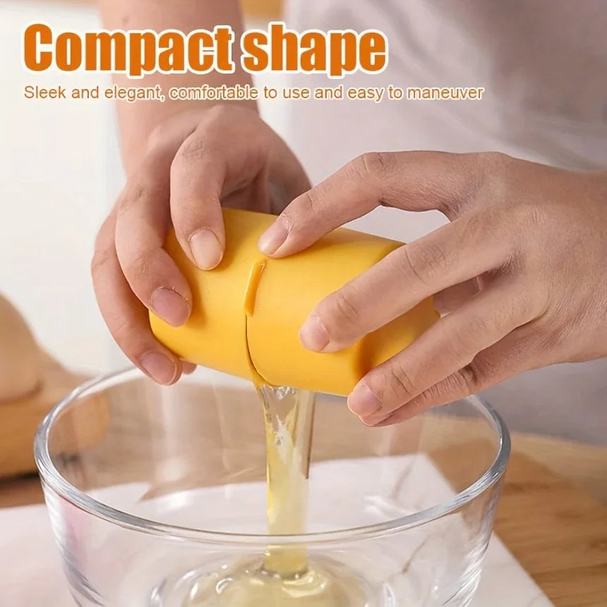 3pcs Stainless Steel Eggshell Separator Yolk Splitter Easy-Grip