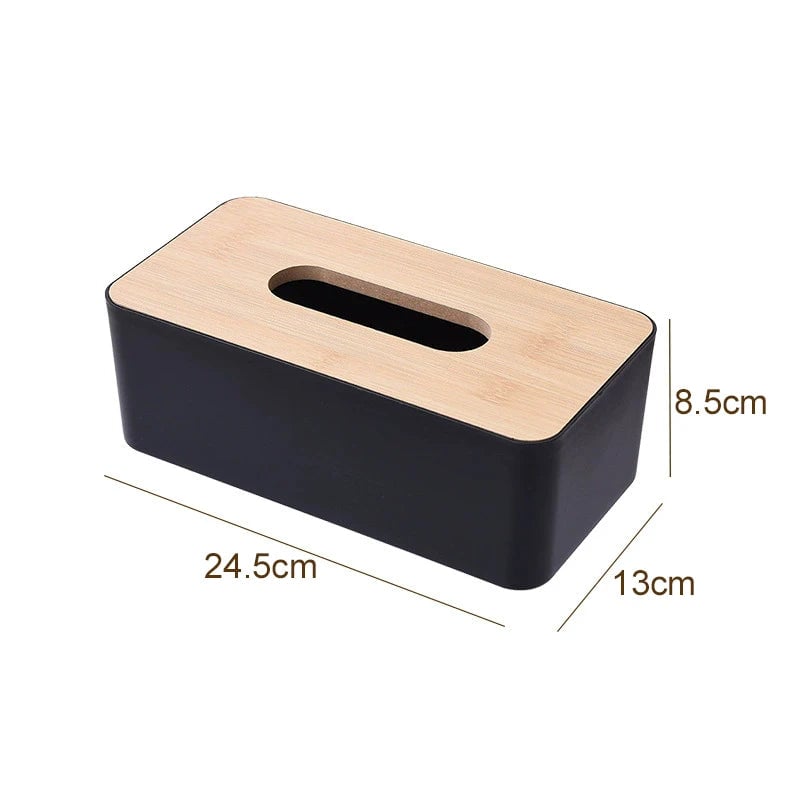 Detachable Plastic Kitchen Tissue Box Rectangle Minimalist Design