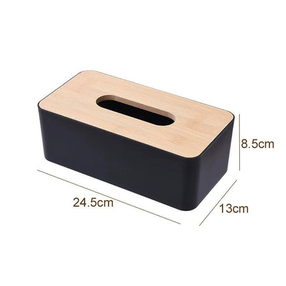 Detachable Plastic Kitchen Tissue Box Rectangle Minimalist Design