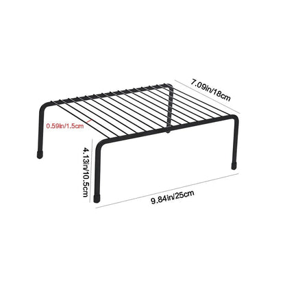 Wrought Iron Kitchen Storage Rack - Countertop & Floor Standing