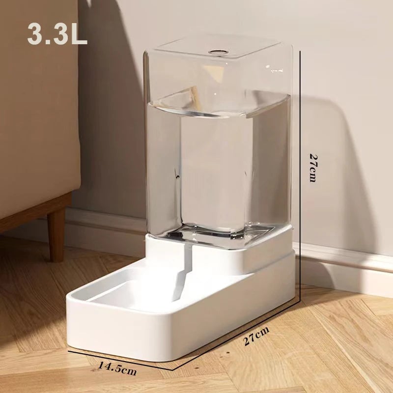 Large Capacity Automatic Pet Feeder Water Dispenser Dogs Cats