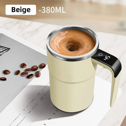 380ml USB Rechargeable Self Mixing Coffee Mug Electric Waterproof