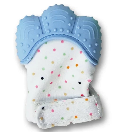 Food Grade Silicone Baby Teething Gloves Pain Relief Mittens