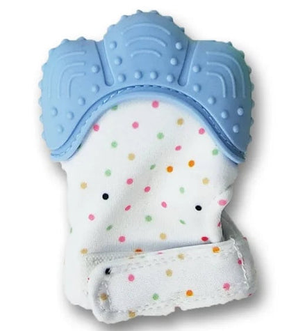 Food Grade Silicone Baby Teething Gloves Pain Relief Mittens
