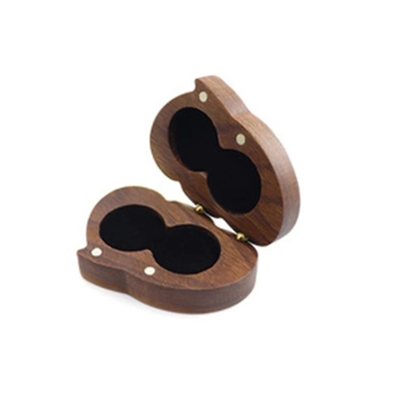 Wooden Ring Box - Premium Jewelry Organizer for Engagement Proposal